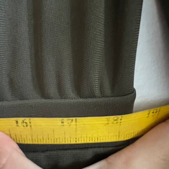 Chicos Green Utility Jumpsuit Size 2 Large Boho Minimalist Casual Retro - Picture 5 of 6